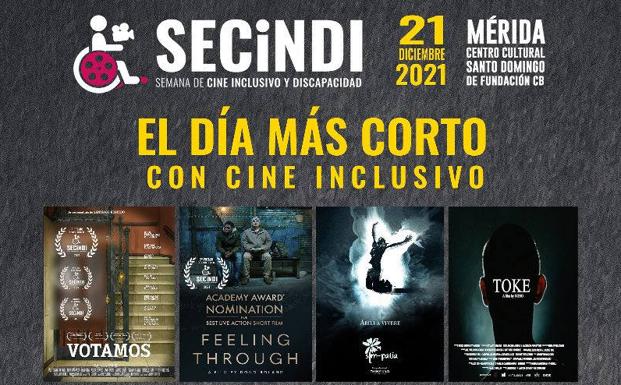 Algunos de los cortometrajes que podrán verse hoy en Mérida. 