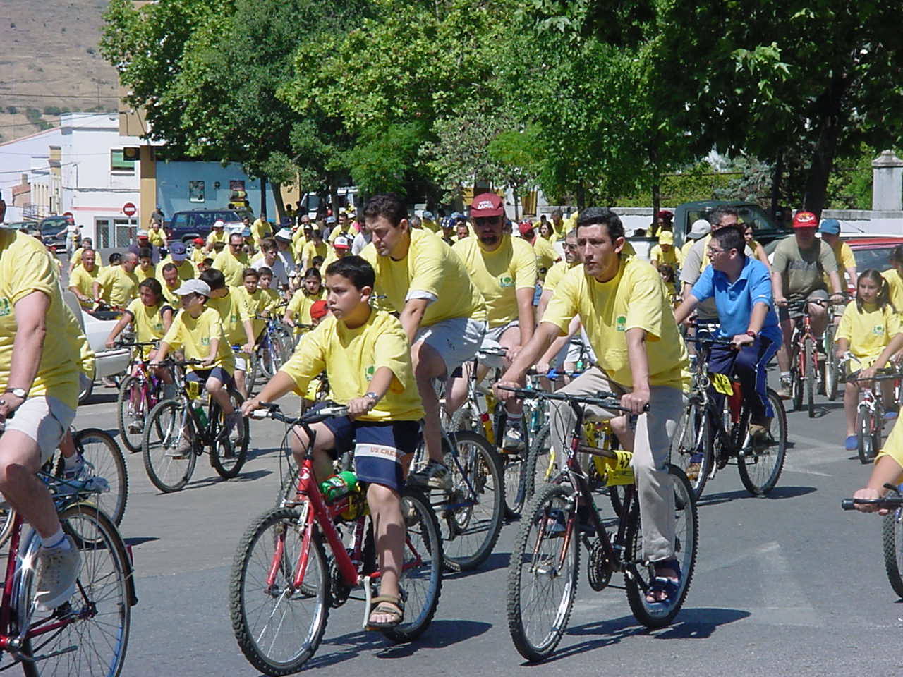 Ambiente del Día de la Bicicleta de Zafra en ediciones anteriores 