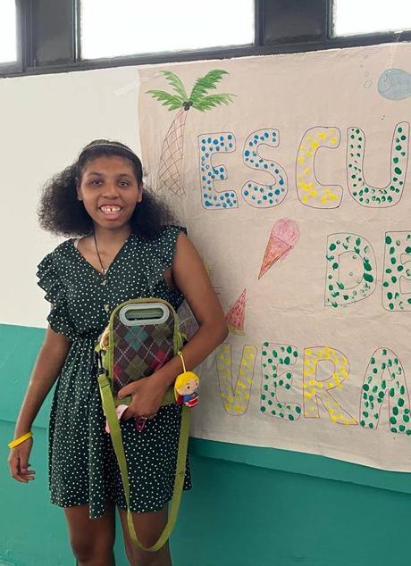 Imagen - Una participante de la Escuela de Verano de Apnaba. HOY