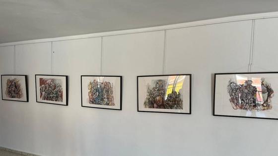La exposición 'Arte para la Paz' de Felipe Alarcón, hasta el 10 de junio en Alange