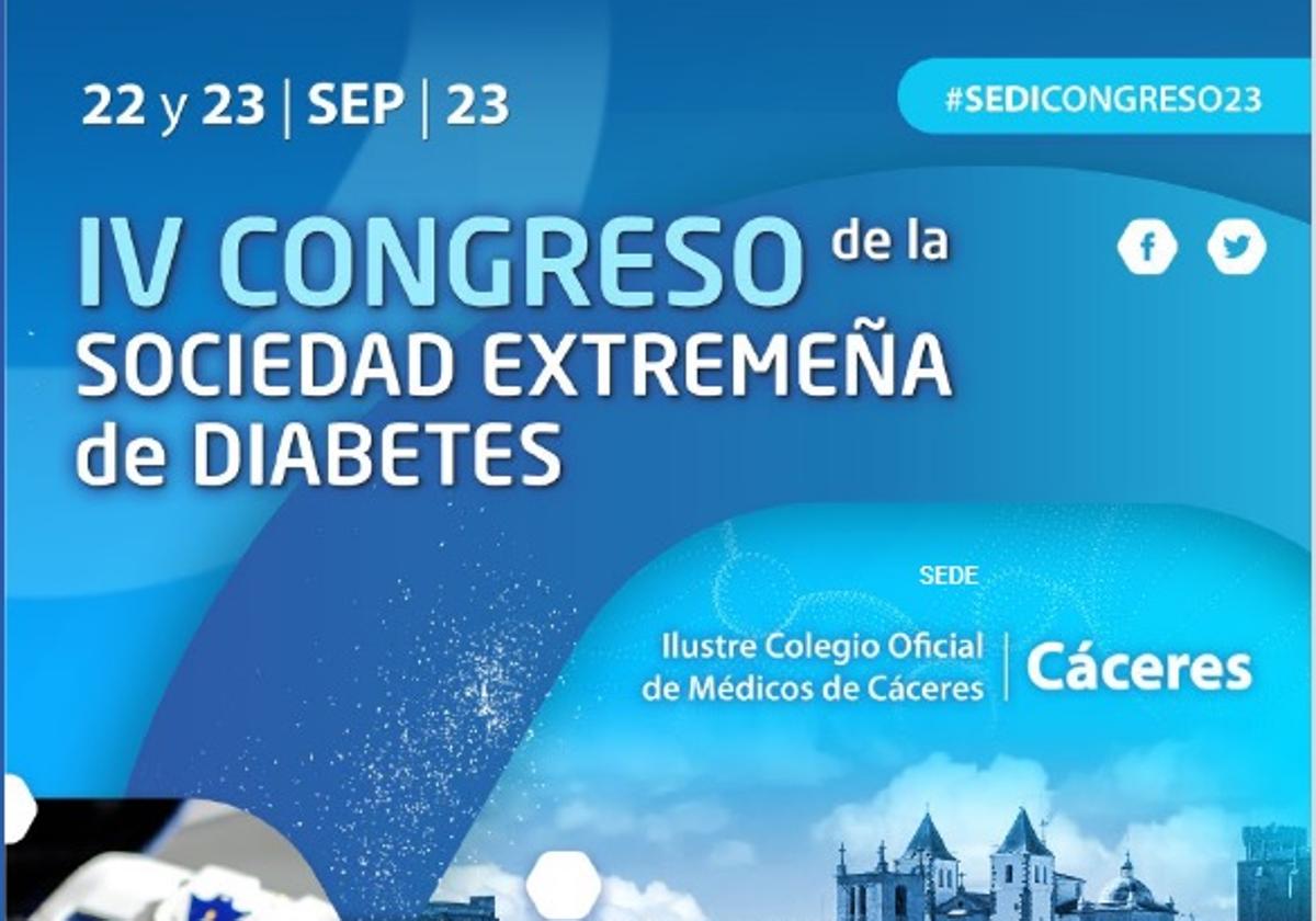 Cáceres acoge esta semana el IV Congreso de la Sociedad Extremeña de Diabetes