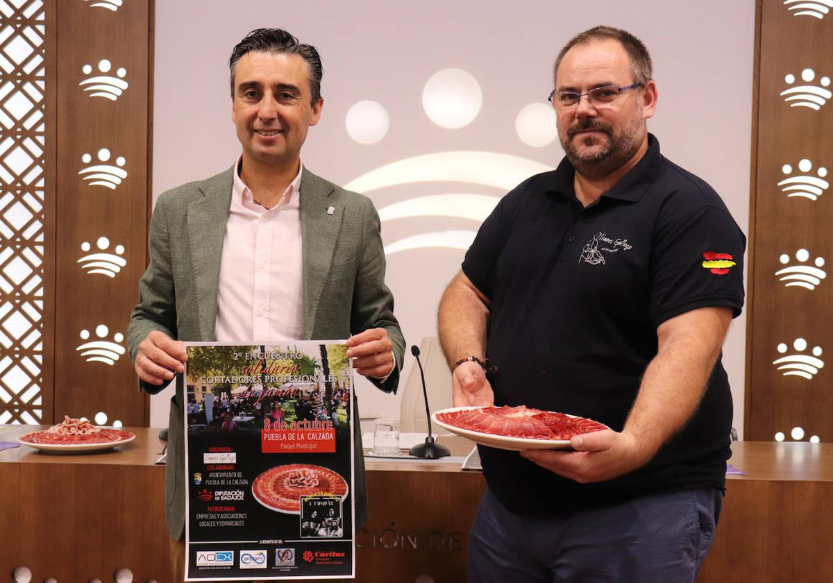 60 cortadores de jamón se reunirán en Puebla de la Calzada en beneficio de cuatro asociaciones