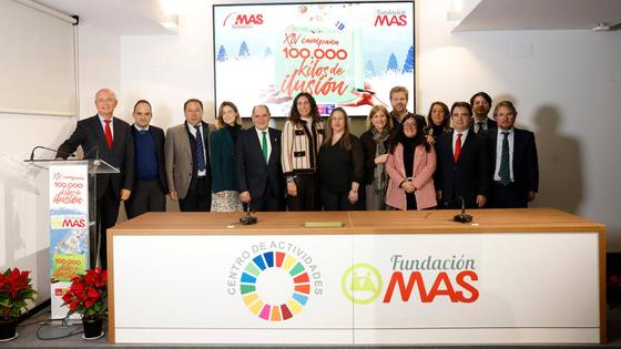 Fundación MAS presenta la XIV campaña de obra social '100.000 kilos de ilusión'