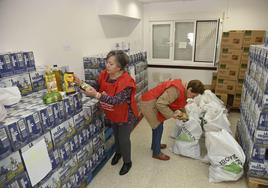 Voluntarias de Cáritas.