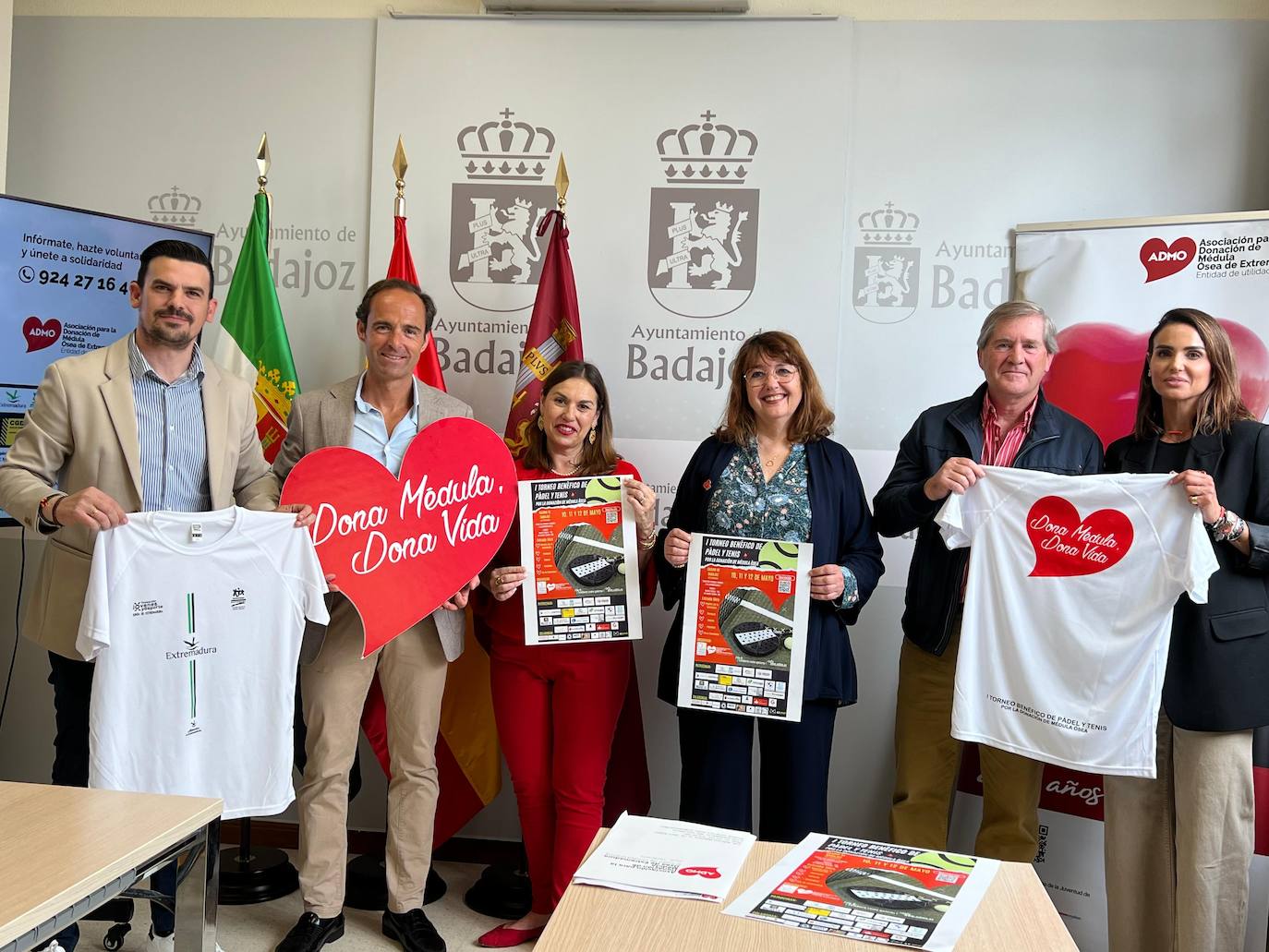 Badajoz acoge en mayo un torneo solidario de pádel y tenis a favor de la donación de médula ósea
