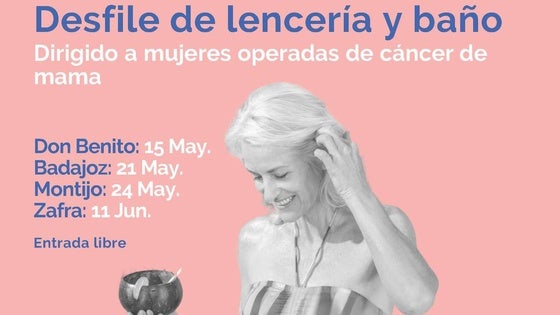 Badajoz acoge este martes un desfile de lencería y baño de mujeres operadas de cáncer de mama