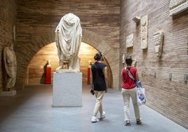 Sala del Museo Nacional de Arte Romano.
