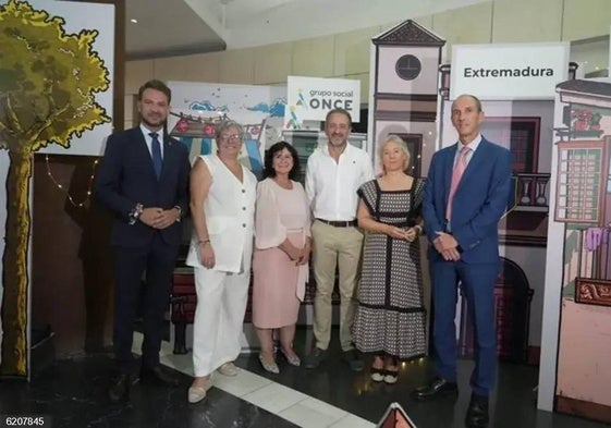 Galardonados con los Premios Solidarios ONCE Extremadura 2024