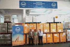 Fundación CB dona más de 35.000 kilos de alimentos al Banco de Alimentos de Badajoz
