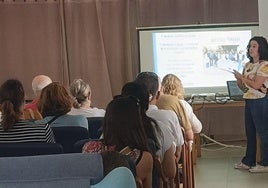 Celebración de uno de los talleres enmarcados en la iniciativa de Aunex.