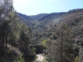 Paisaje de Sierra de Gata.