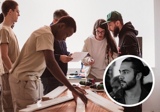 El programa se desarrolla en Mérida y en Almendralejo. En la imagen del círculo, Javier García del Barco.