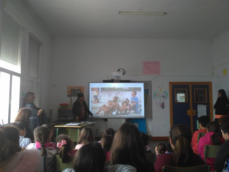 Actividad llevada a cabo en el colegio Zurbarán de Ruecas.