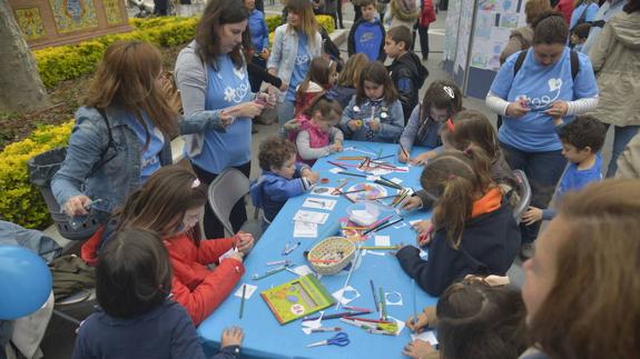 Una de las actividades celebradas en 2016 con motivo del Día Mundial del Autismo.