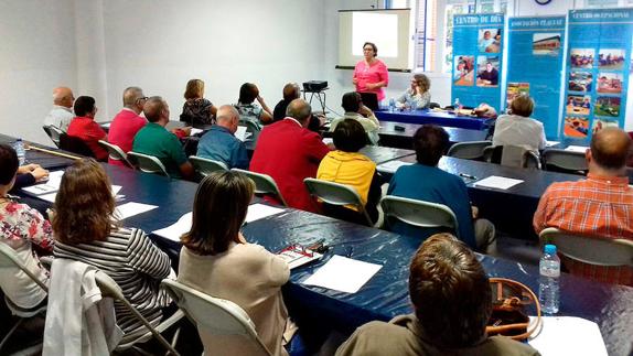 Un momento del taller sobre problemas de conducta.