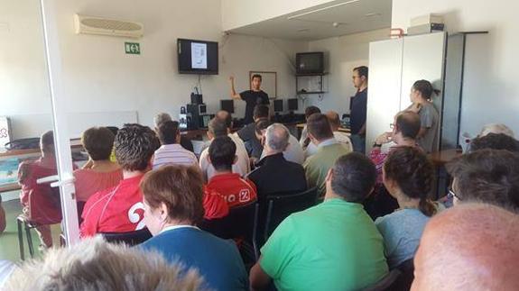 Una de las sesiones formativas.