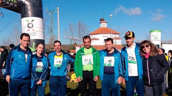 Integrantes del equipo de Placeat en Fuente de Cantos.