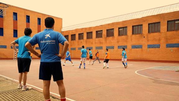 Un momento del torneo de fútbol sala.