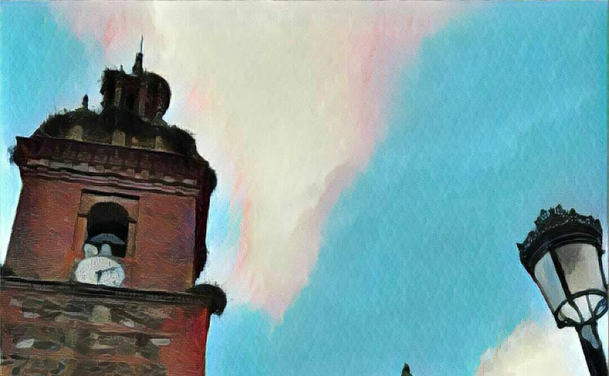 Imagen de la parroquia de Santa Catalina de Talarrubias. 