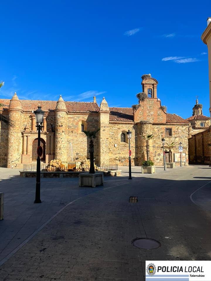Plaza de España de Talarrubias. 