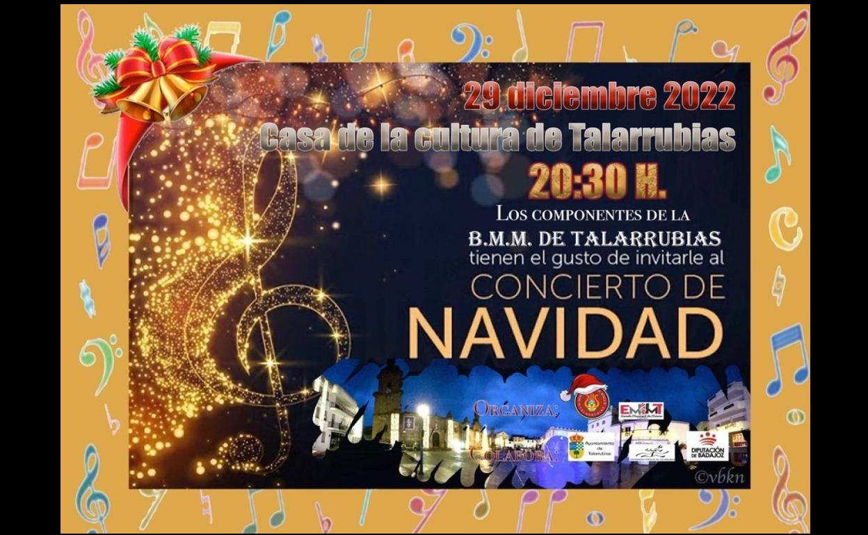 La banda de música despide el año con el Concierto de Navidad