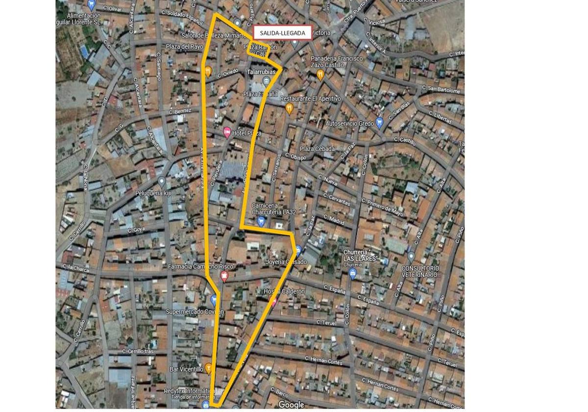 Calles que se cortarán para el paso del Vía Crucis