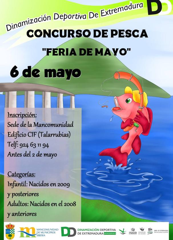 Inscripciones para el Concurso de Pesca de la 'Feria de Mayo'