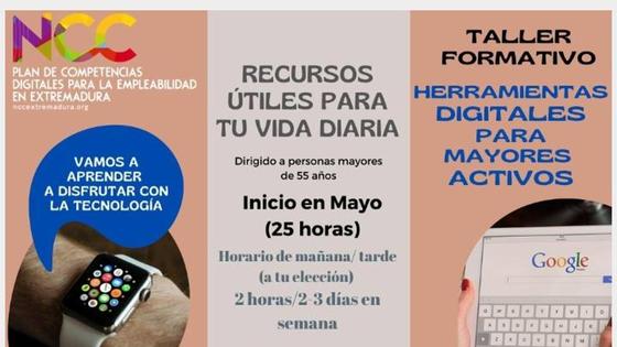 Taller sobre Herramientas Digitales para Mayores Activos