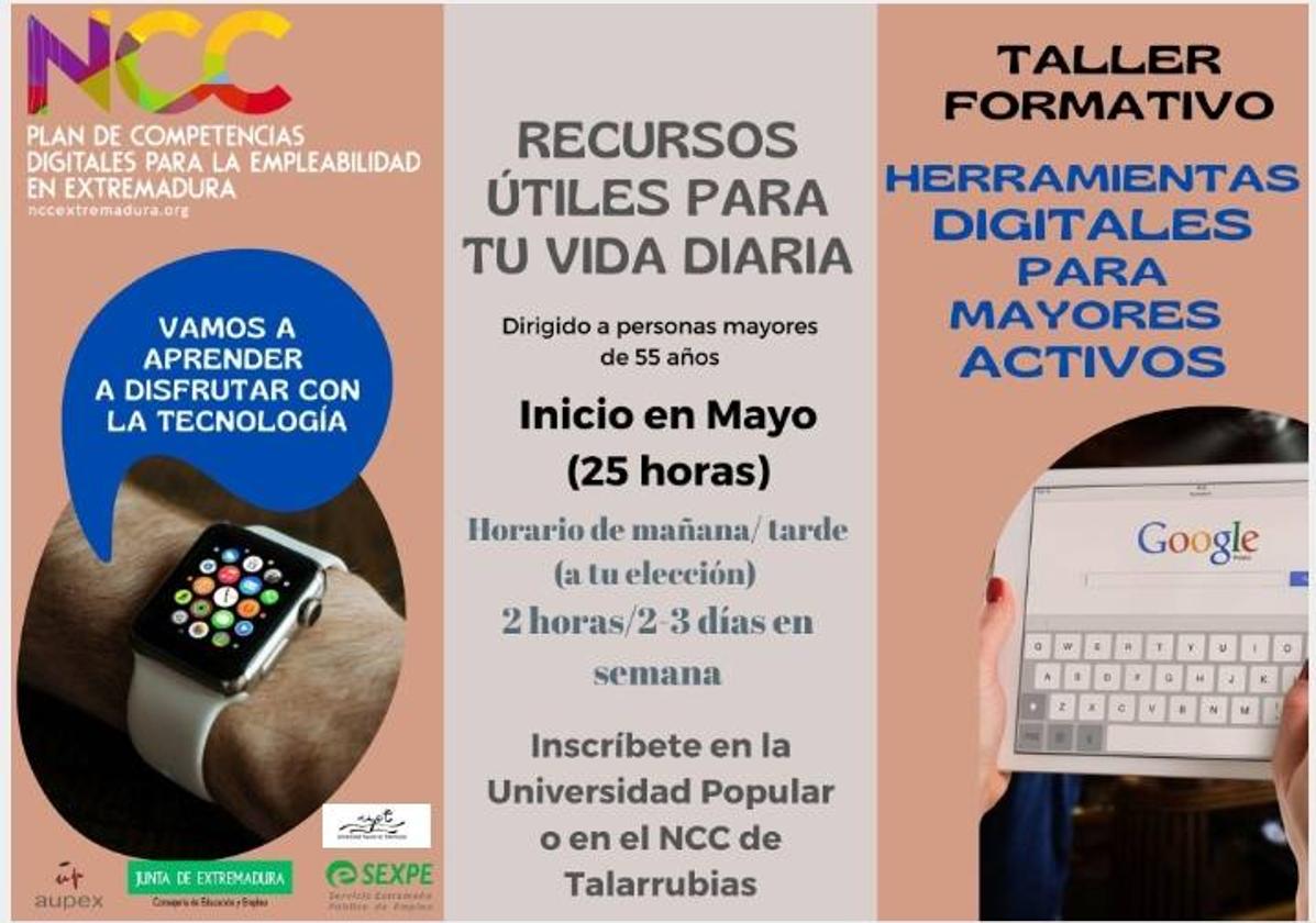 Taller sobre Herramientas Digitales para Mayores Activos