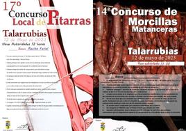 Convocados el concurso de Pitarras y de Morcillas Matanceras de Talarrubias