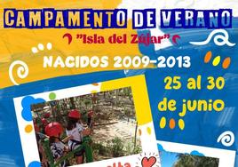 Inscripciones para el campamento de verano 'Isla del Zújar'