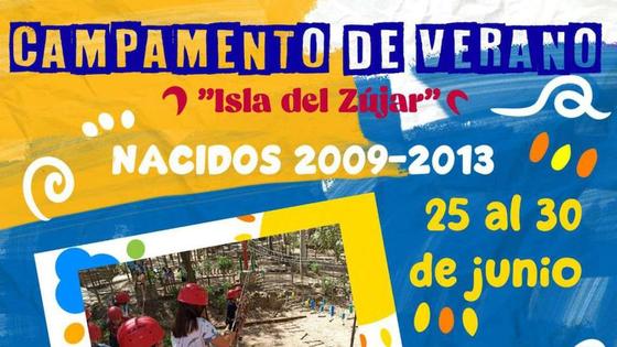 Inscripciones para el campamento de verano 'Isla del Zújar'