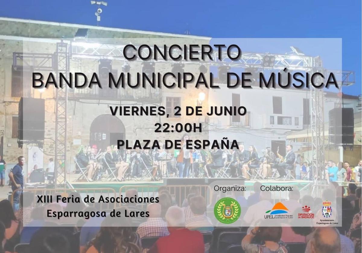 La batuta del director Francisco Javier Cabanillas dirigirá a la Banda Municipal de Música de Esparragosa de los Lares