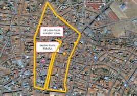 Recorrido que realizará la procesión.