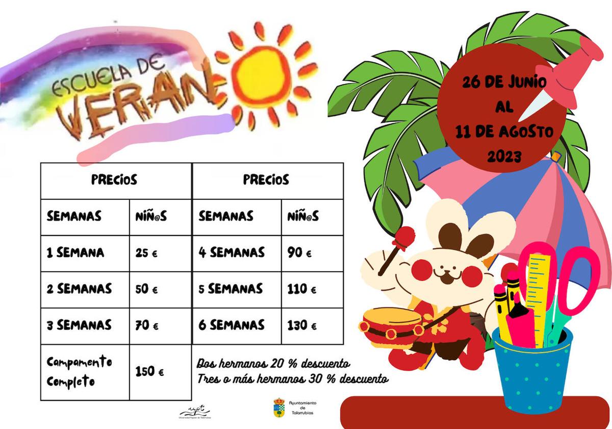 Talarrubias disfrutará de una Escuela de Verano