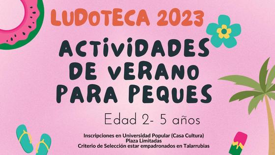 Los más peques disfrutarán de una ludoteca veraniega