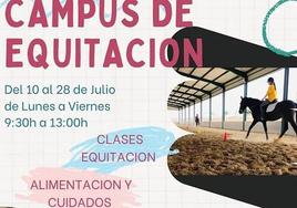 La Escuela Municipal de Equitación organiza en julio un Campus de Equitación