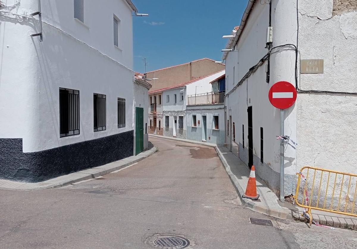 Nueva señalización en la intersección entre calle Alta y calle San Bartolomé.