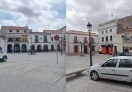 Se prohíbe estacionar en la plaza por la ocupación de la misma por terrazas y veladores