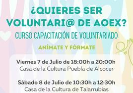 AOEX imparte un curso para ser voluntario