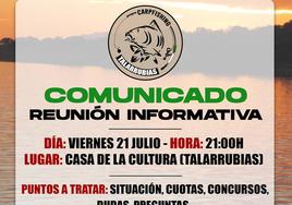 Primera reunión informativa de la SP Carpfishing Talarrubias