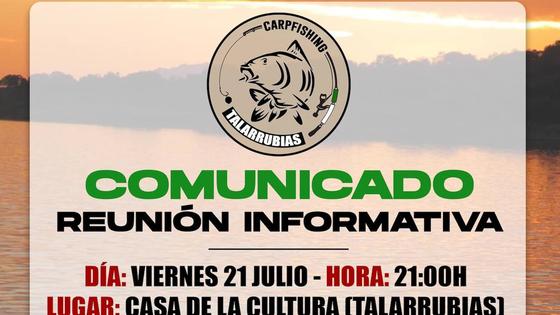 Primera reunión informativa de la SP Carpfishing Talarrubias