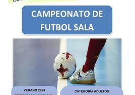 Comienza la Liga de Fútbol Sala de Verano con la participación de 10 equipos