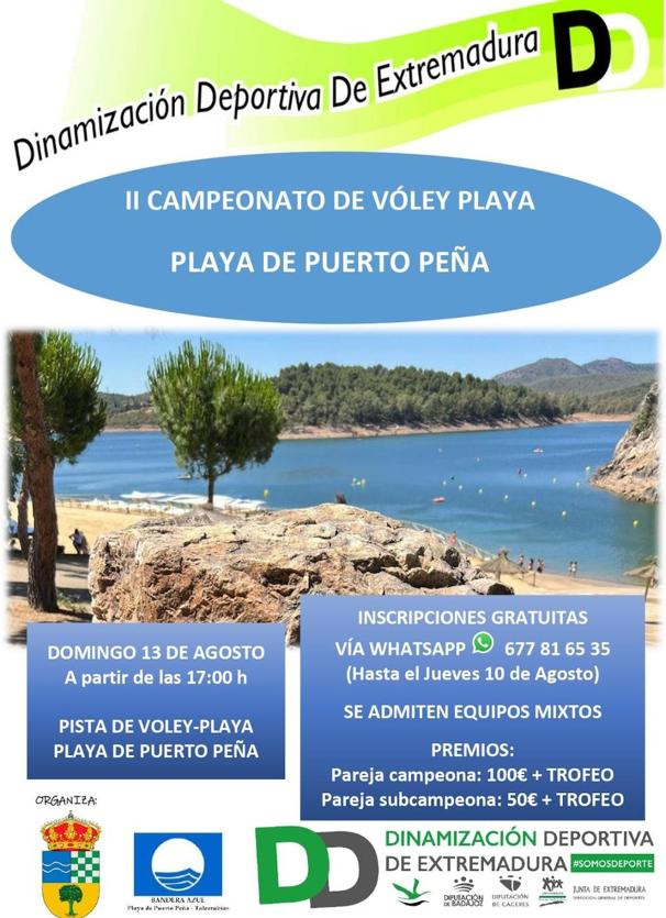 La Playa de Puerto Peña acoge el II Campeonato de Voley Playa