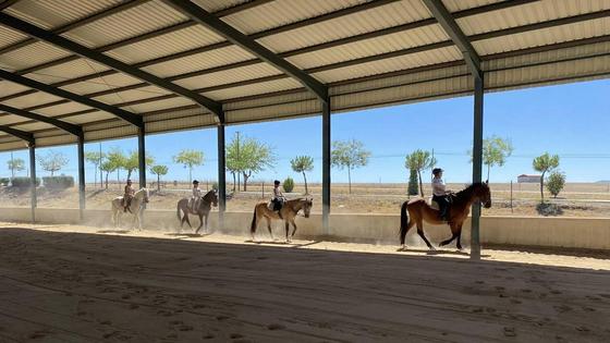 Finaliza la primera semana del Campus de Equitación de Talarrubias