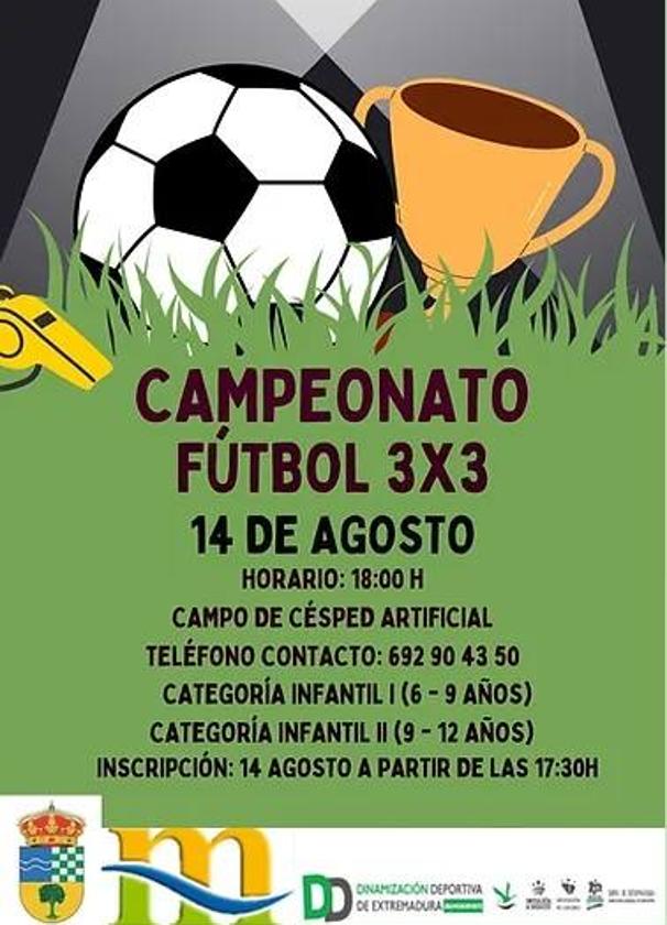 En agosto llega el Campeonato de Fútbol 3x3