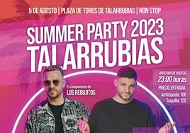 El 5 de agosto llega a Talarrubias la Summer Party 2023