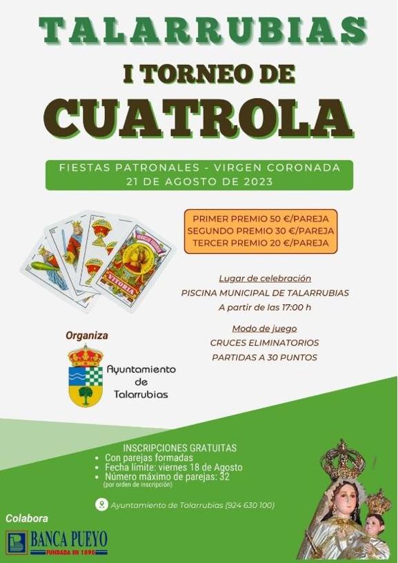 El Ayuntamiento organiza el I Torneo de Cuatrola