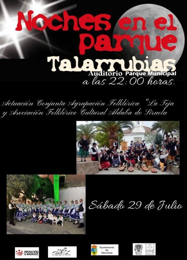 El folklore llega al parque de Talarrubias
