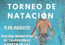 El 11 de agosto llega el Torneo de Natación a la Piscina Municipal